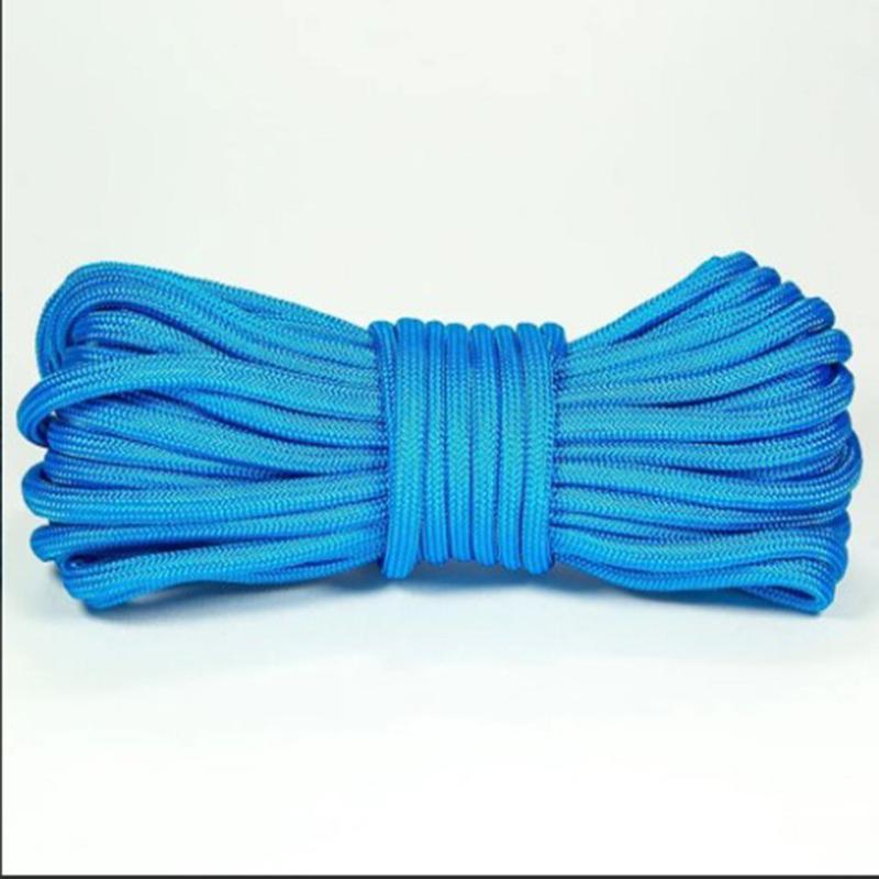Corda Paracord West Coast Riflettente E Fluorescente - 550 Lb Tipo III, Diametro 4mm - Per Tende, Campeggio, Emergenza - Multicolore