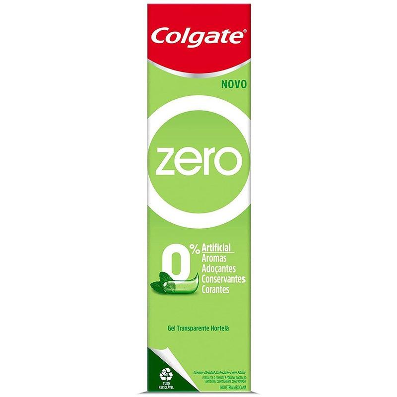 Pasta de Dente Colgate Zero Gel Transparente Hortelã 90G - Creme e Gel ...