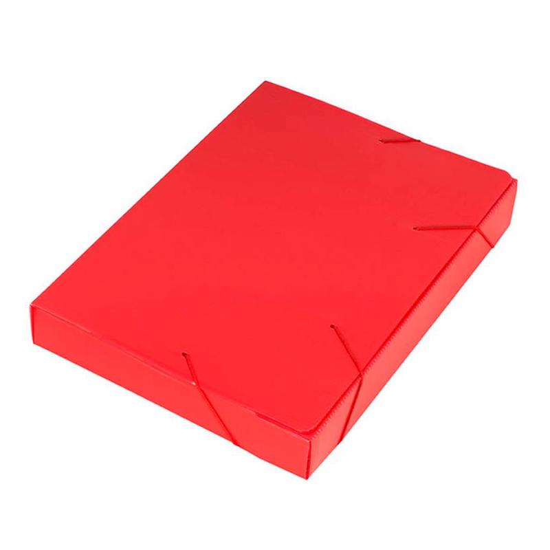 Pasta elástico ofício lombo 340x245x55mm vermelho polidello - Pastas ...