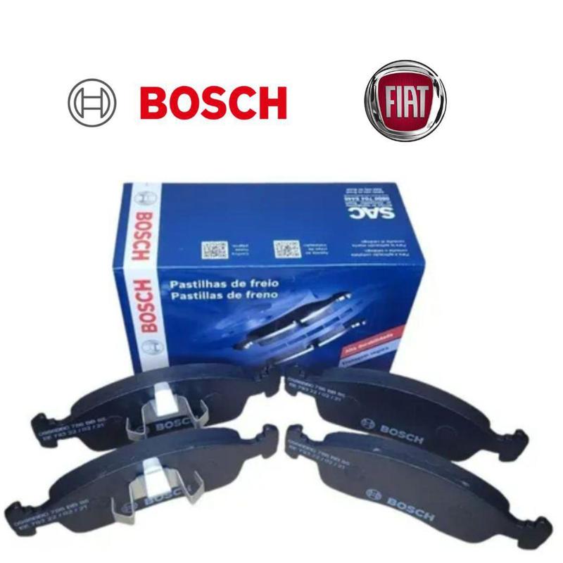 Pastilha De Freio Fiat Novo Palio attractive 1.0 Original Bosch 2012 ...