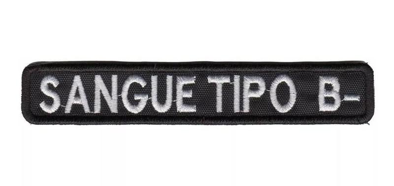 Condor Blood Type Patch – Toppa Morbida Con Gancio Per Gruppo Sanguigno O Positivo/Negativo