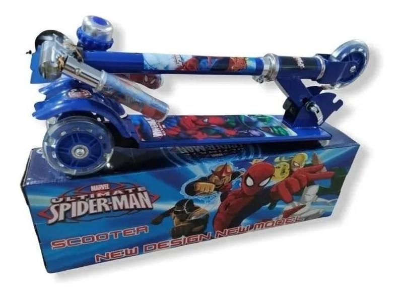 Patinete Infantil Ferro Homem Aranha 3 Rodas - Patinete Infantil 3 ...