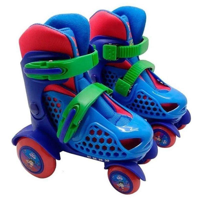 Patins Infantil Tri Line 4 Rodas Ajustável do 27 Ou 30 Unitoys - Patins ...