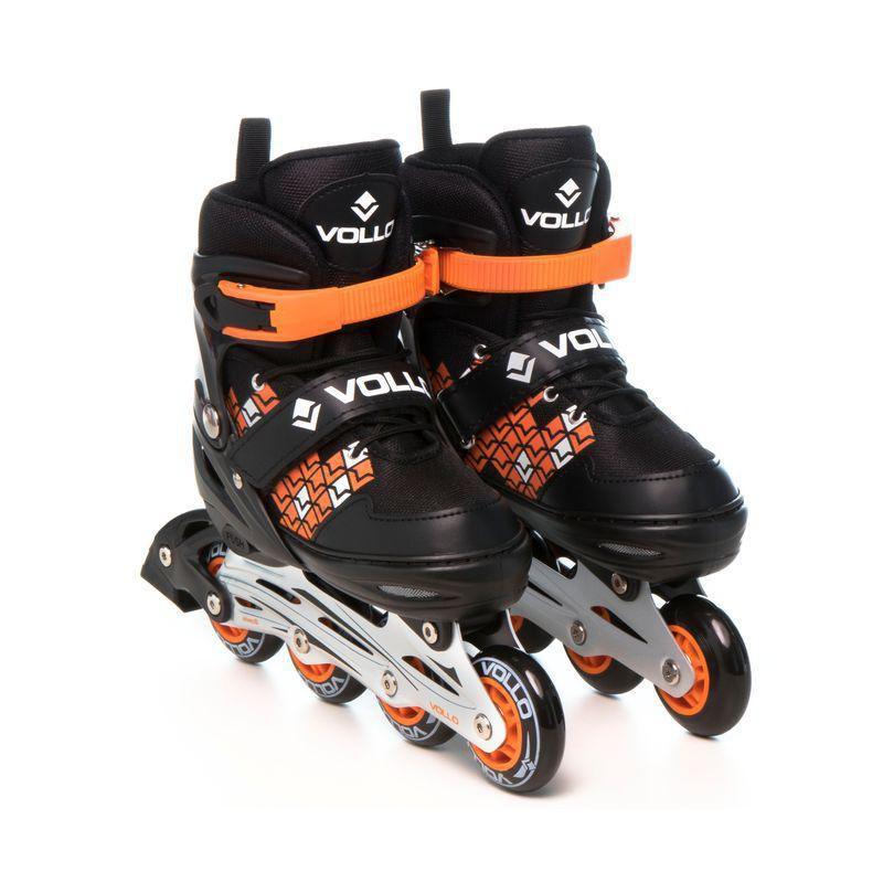 Patins Roller In Line-G 38-42-Preto Com Laranja-Abec 5-Vollo - Vollo ...
