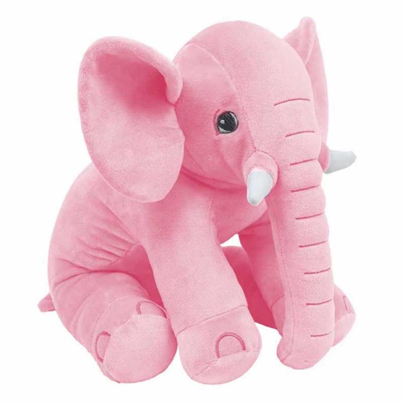 Pelúcia Infantil Almofada - 65 cm - Elefante Baby - G - Rosa - W.U ...