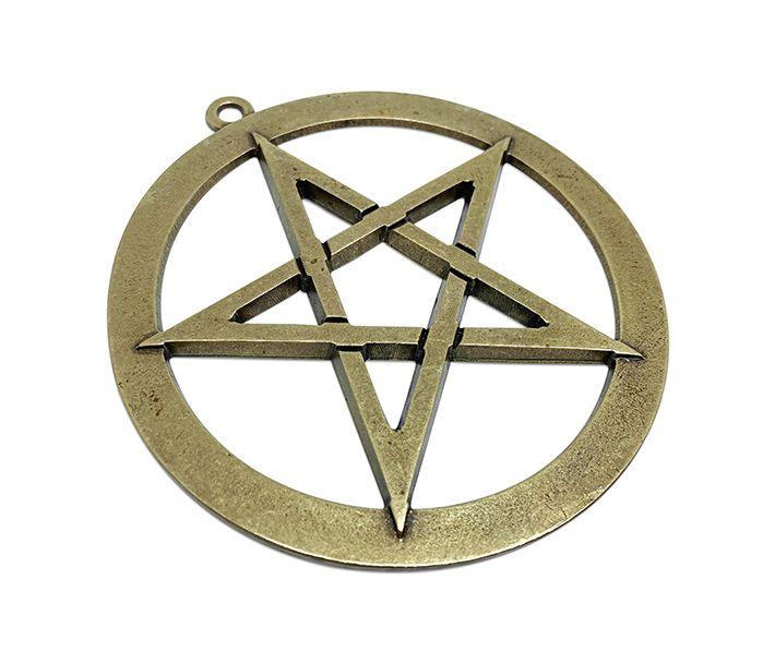 Pentagrama Esotérico Estrela de 5 Pontas Talismã Místico de Proteção ...