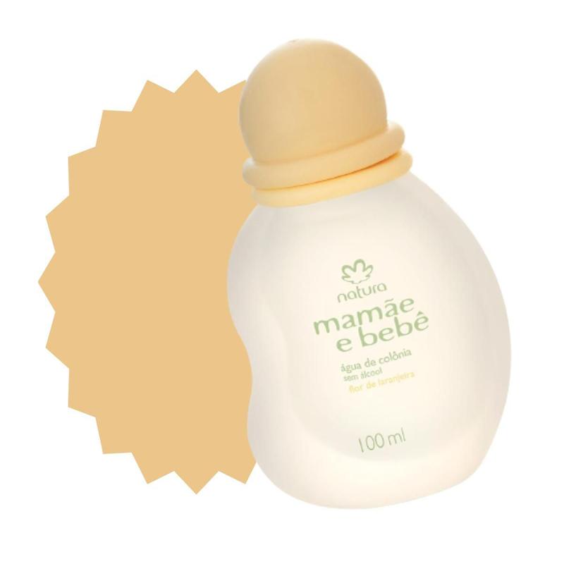 Perfume Recém Nascido Colônia Mamãe Bebê Flor Laranjeira Natura 100 ML ...