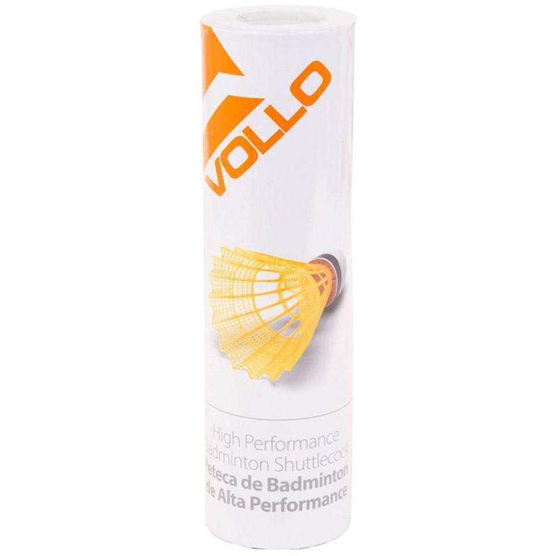 Tubo de Peteca Badminton de Nylon Pista e Campo com 06 Unidades