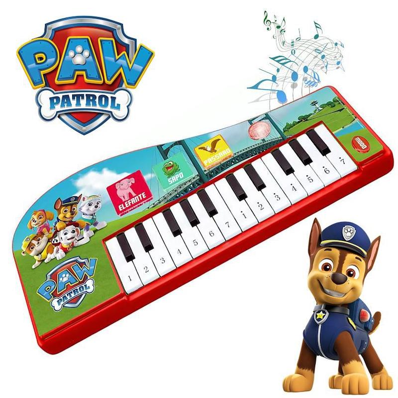 Piano Musical Infantil Patrulha Canina - CANDIDE - Piano / Teclado de ...