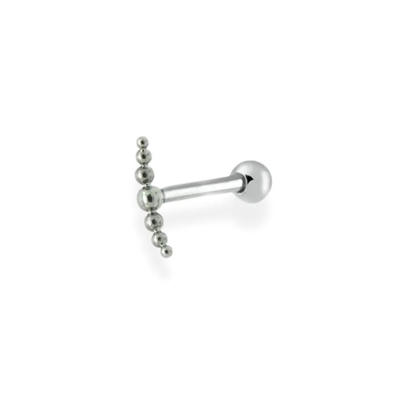 BlackAmazement Orecchini a labret monroe trago helix, 6 mm, 8 mm