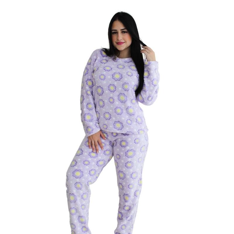 Pijama feminino adulto ultra soft manga longa - TERE - Pijama Feminino ...