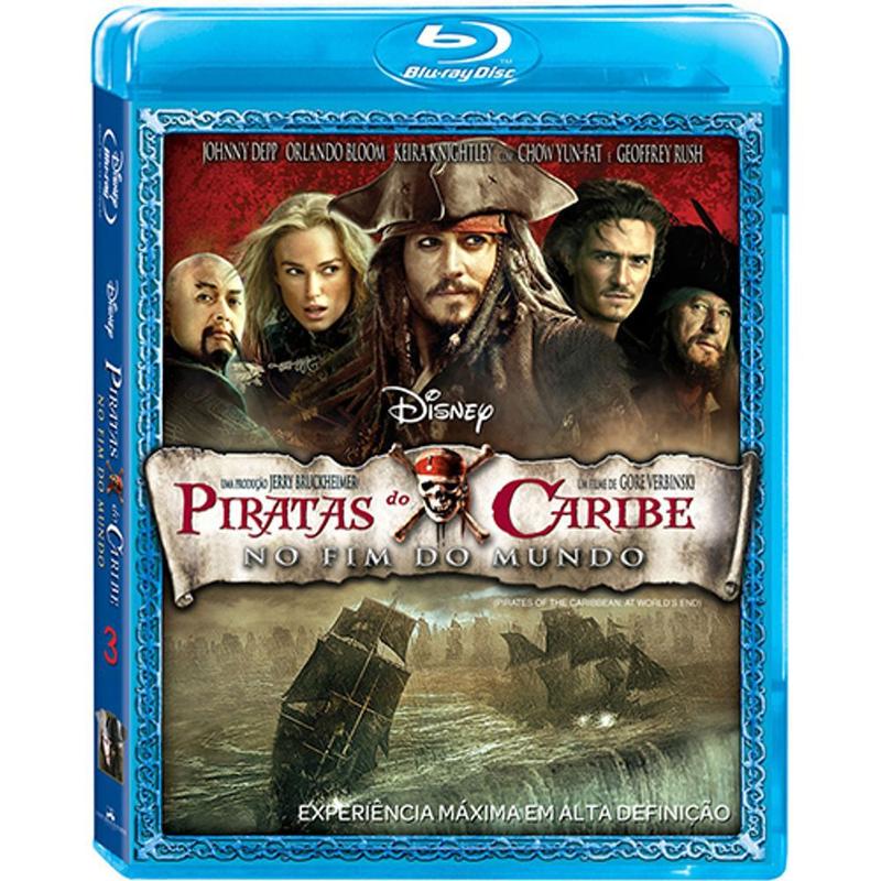 Piratas Do Caribe: No Fim Do Mundo Blu-ray - Livros de Literatura ...