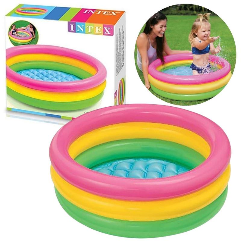 Piscina Baby Bebê - Por do Sol - Inflável 68 Litros - Intex - Piscina ...