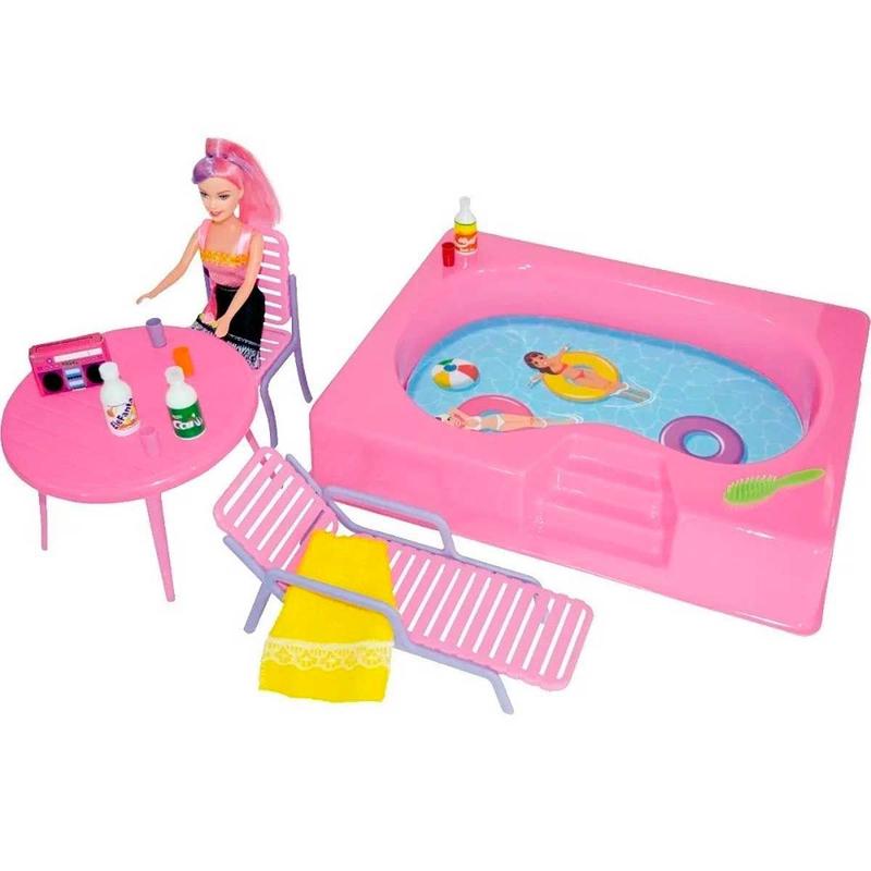 Piscina de bonecas Acqua Girl com 01 Boneca - Lua De Cristal - Bonecas ...