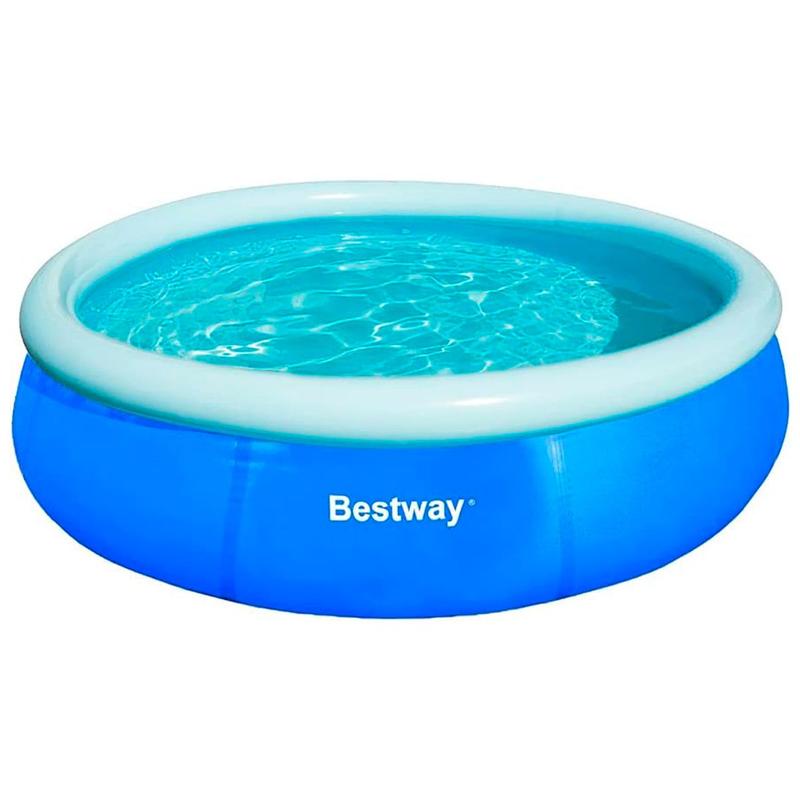 Piscina Redonda Com Borda Inflável 1000 Litros - BIVENA - Piscina ...