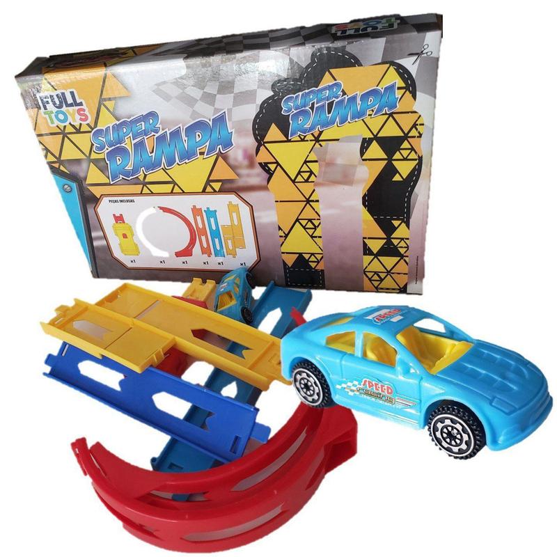 Pista de carrinho de corrida radical looping com 61cm 1 carrinho de ...