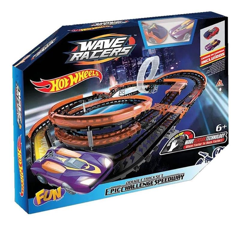Pista De Percurso Hot Wheels Wave Racers Epic Challenge Fun - Fun ...