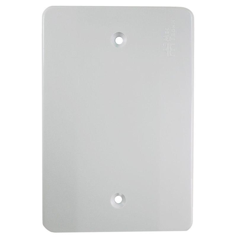 Placa Cega para Caixa de Luz 4x2 Branca Millenium Mec-Tronic - Espelho ...