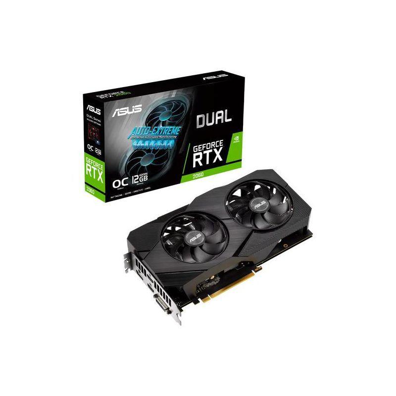 Placa De Vídeo Asus Rtx 2060 12 Gb Dual Rtx2060 O12G Evo - Placa de ...