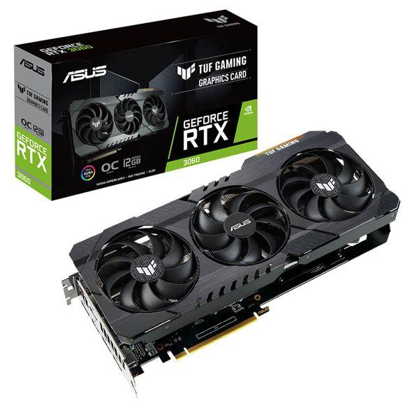 Placa de Vídeo Asus Tuf Gaming RTX 3060 12Gb TUF-RTX3060-O12G-GAMING ...