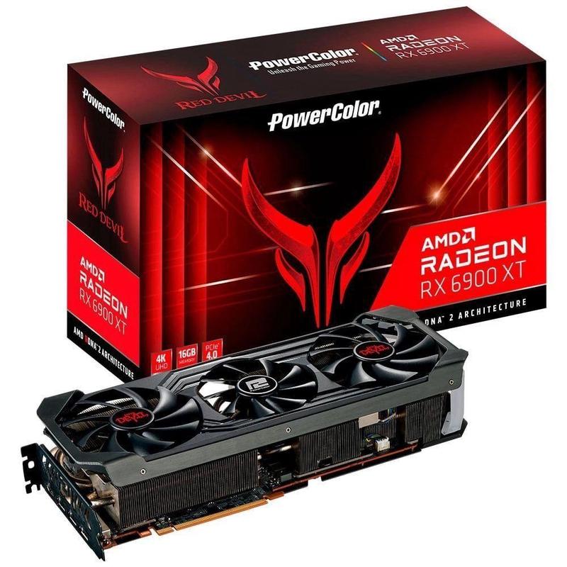 Powercolor Amd Radeon Rx 6900 Xt Placa de Vídeo PowerColor AMD Radeon RX 6900 XT Red Devil, 16GB GDDR6 ...