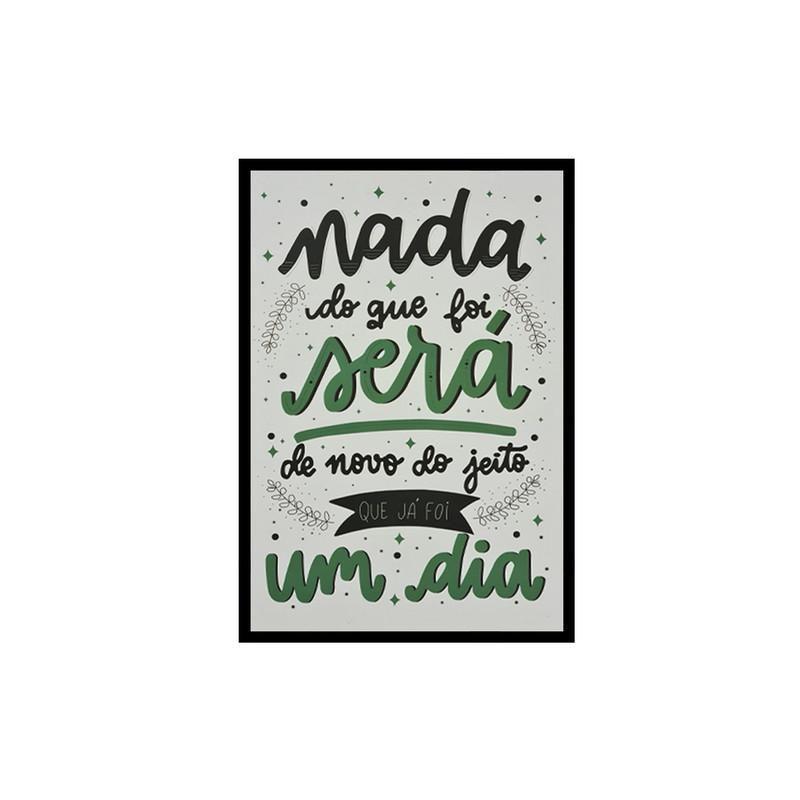 Placa Decorativa Mdf Nada Do Que Foi Será - Nave Sublimação - Placa ...