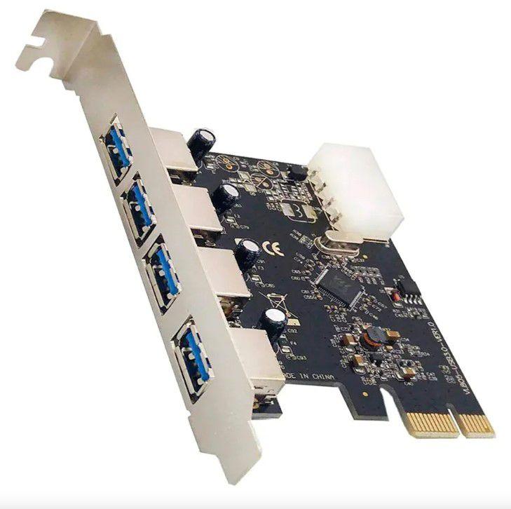 Placa usb pci express x1 4 portas usb 3.0 dp-43 dex* - Peças para ...