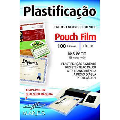 Plástico para Plastificação 0,05 Título de Eleitor 66x99mm PT 100 UN ...