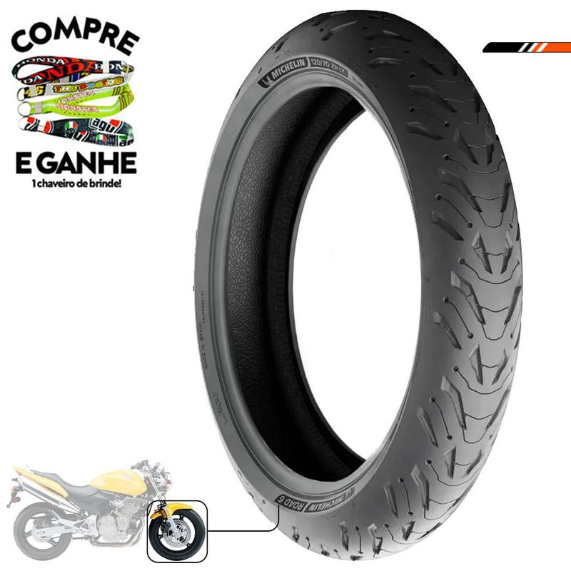 Pneu Dianteiro Cb 600 Hornet/ Cb 650/ Yamaha Xj6 N/ Xjr 1300/ Gsf ...