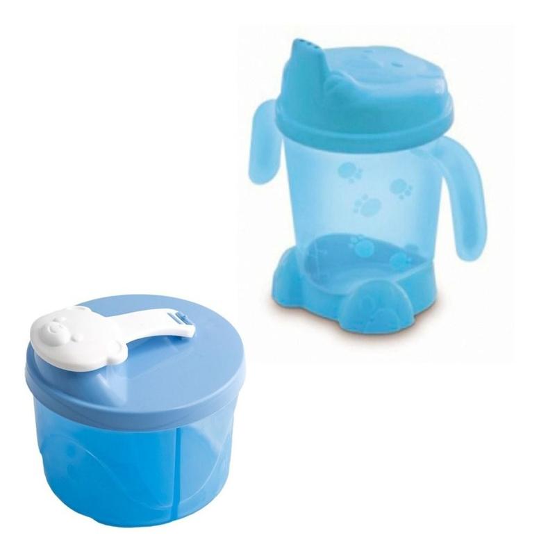Porta Leite Em Pó + Copo De Transição 200 Ml - Cajovil - Medidores e ...