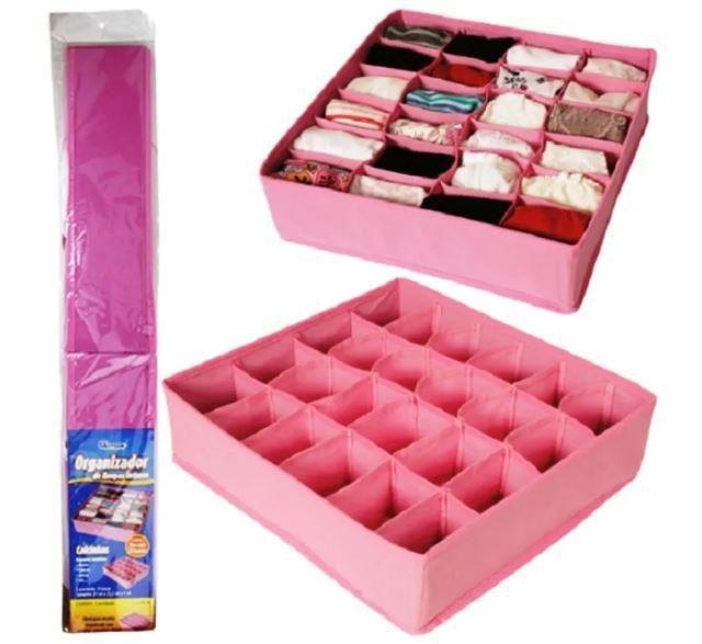 Porta Roupa Intima Calcinha Cueca Para Mulher Meiga Cor Rosa - Western ...