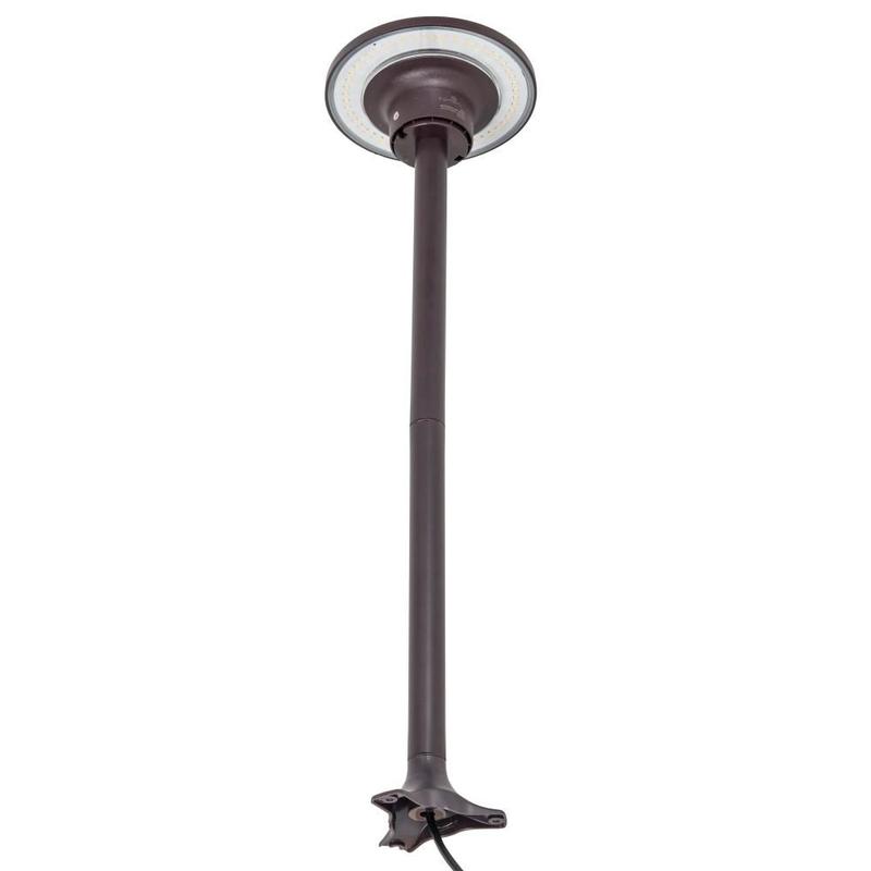Poste Balizador Eclipse Marrom - 12W - 3000K - Bivolt - Gaya ...