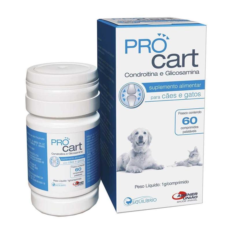 Procart P 10 kg - 60 comprimidos - Agener União - Vitaminas e ...