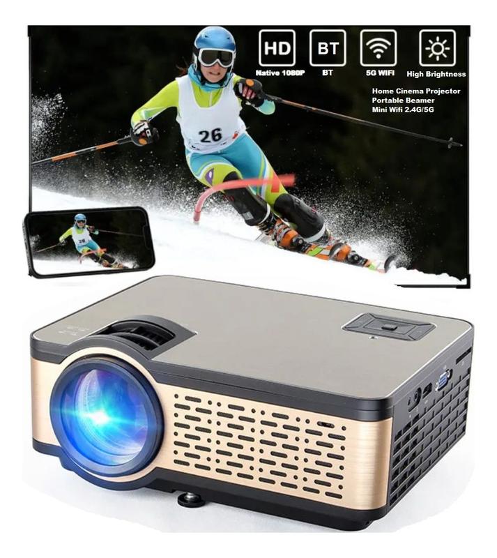 Projetor Led Smart 4k Dlp Wifi Android Hdmi Usb Sd Data Show - IMP ...