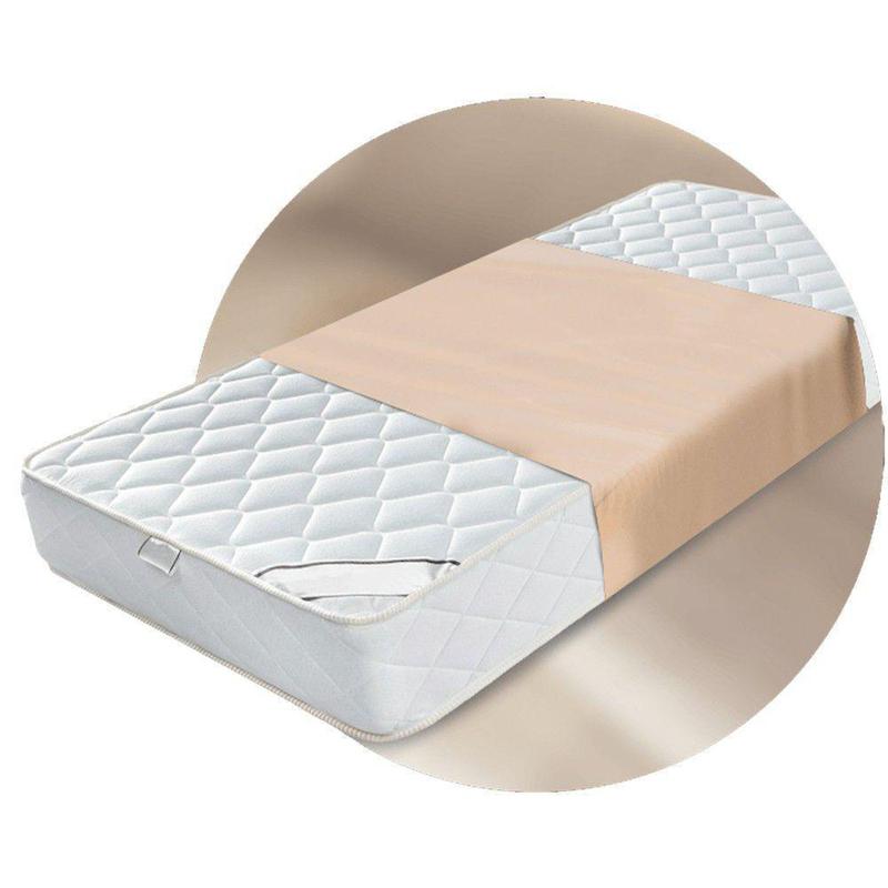 Protetor Impermeável Parcial para Cama de Solteiro com Botão BEGE ...