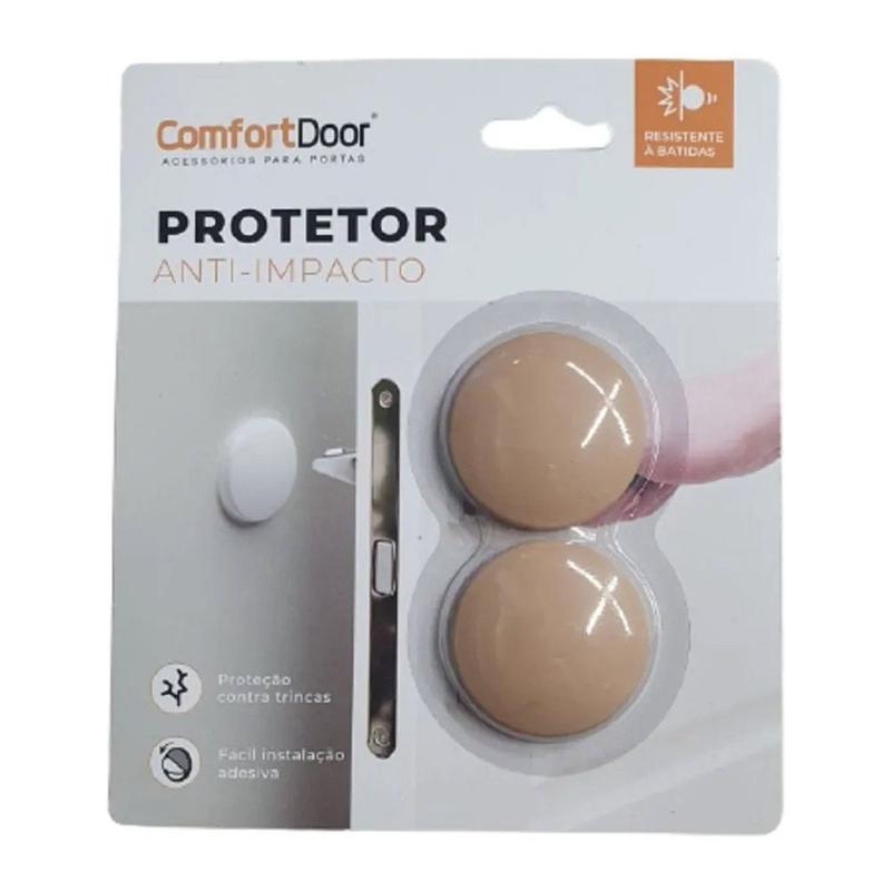 Protetor Parede Porta Macaneta Anti-impacto - Comfort Door - Protetor ...