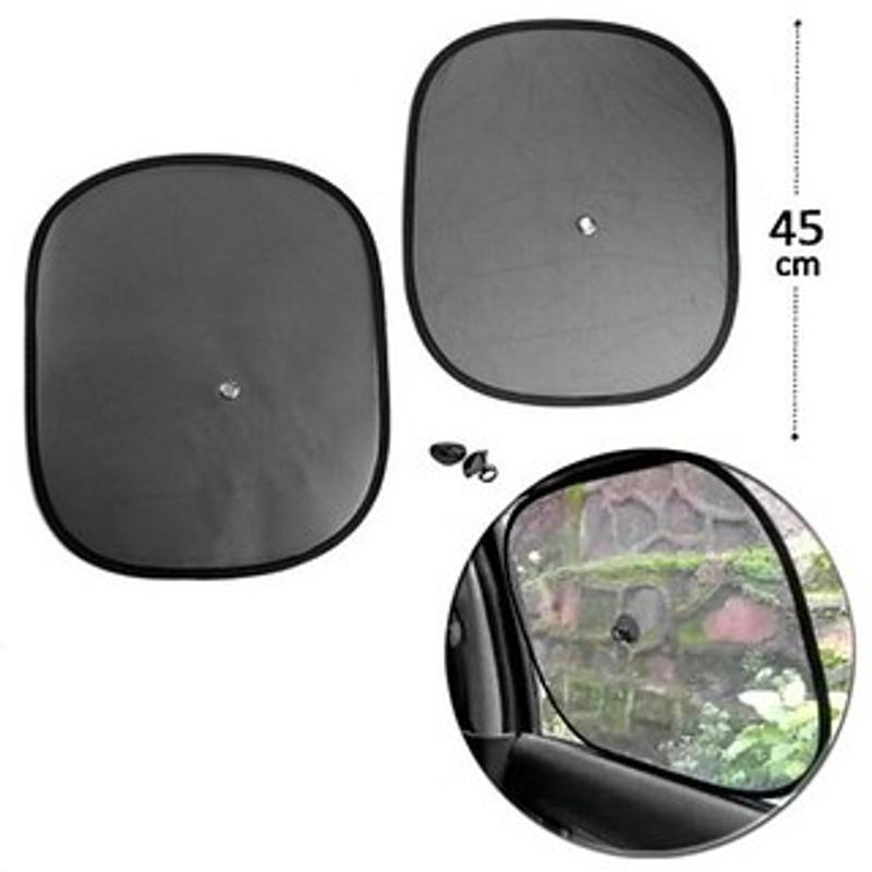 Protetor Solar para Janela Vidro Carro 2 Peças com Ventosa 45 cm ...