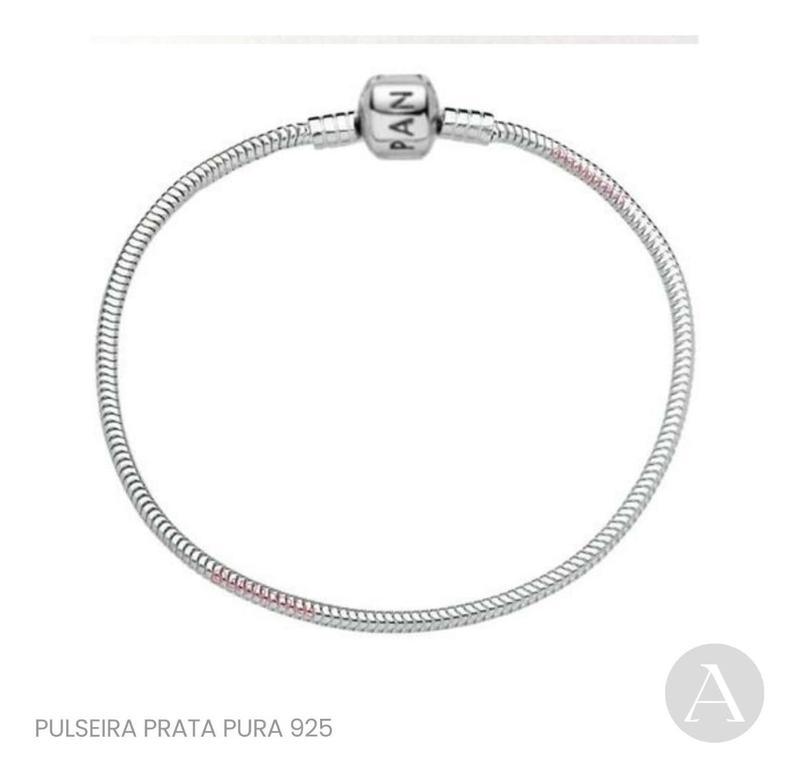 Pulseira Estilo Pandora Vivara Em Prata 925 - Classe A - Pulseira e ...