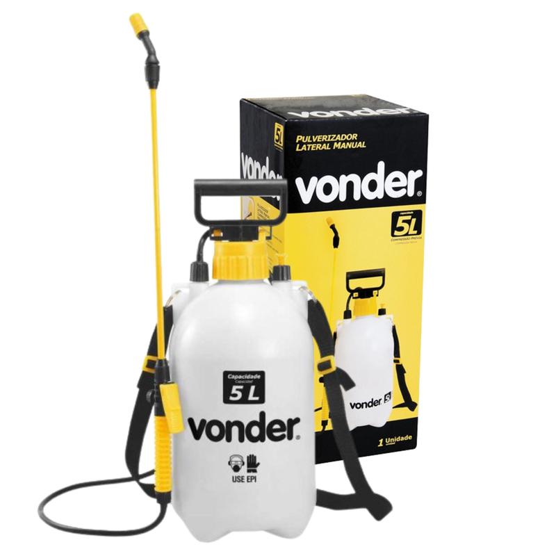 Pulverizador 5 Litros Vonder Borrifador Bomba Lateral - Pulverizador ...