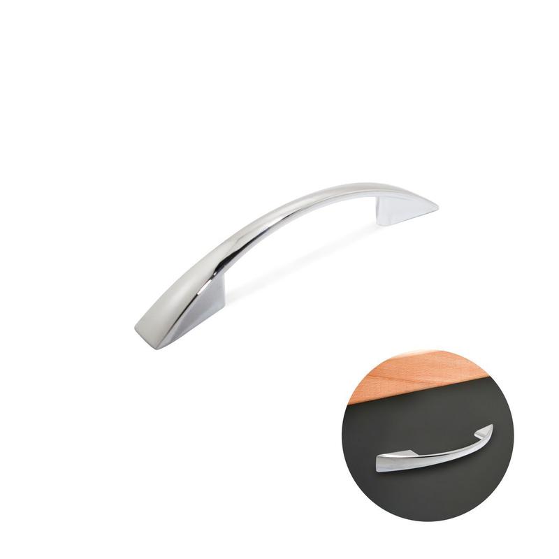 Puck Frontal A Muro 15 Cm 8 Mm Cromado