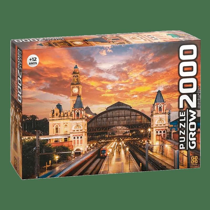 Puzzle 2000 peças Estação da Luz - Grow - Quebra-Cabeça - Magazine Luiza