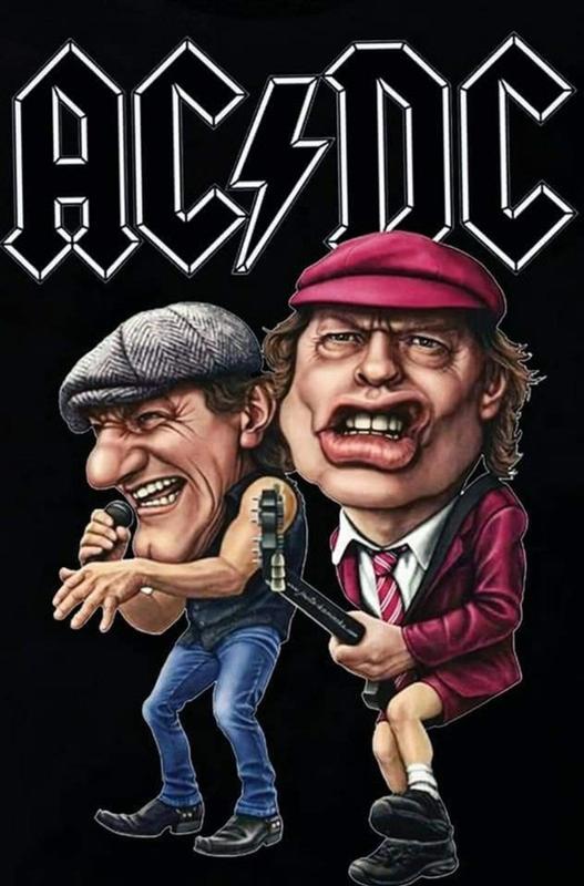 Quadro AC/DC Arte Digital - KiArt Quadros - Quadro Decorativo ...