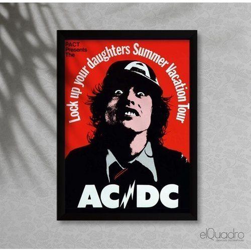 Quadro Banda De Rock Acdc C/ Moldura E Vidro A3 - elquadro - Quadro ...