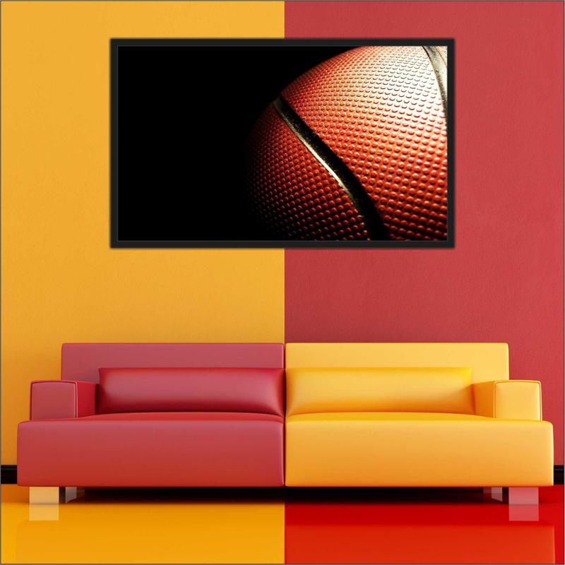 Quadro Decorativo Bola Basquetebol Esporte Decoração - Vital Quadros Do ...
