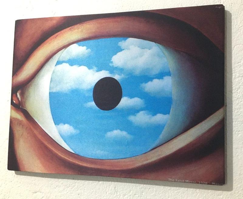 Quadro Decorativo O Espelho Falso Ren Magritte Surrealismo Em Tela quadro-decorativo-o-espelho-falso-ren-magritte-surrealismo-em-tela