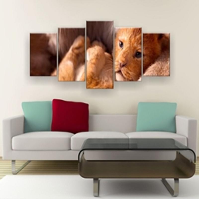 Quadro Decorativo Simba No Colo - Caverna Quadros - Quadro Decorativo ...