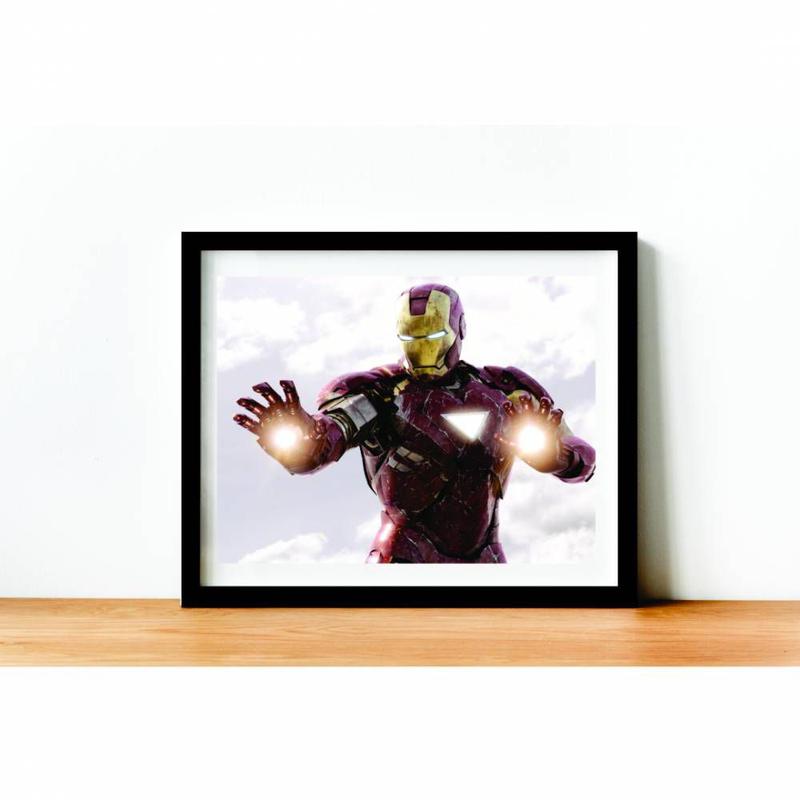 Quadro Homem de Ferro - ArtPlacas - Quadro Decorativo - Magazine Luiza