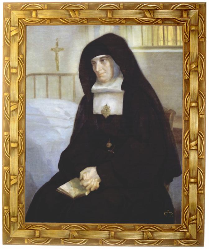 Quadro Religioso da Santa Rafaela Maria do Sagrado Coração, modelo 02 ...