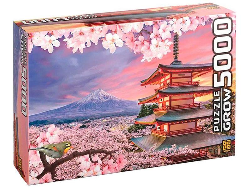 Quebra-cabeça 5000 Peças Monte Fuji - Grow - Quebra-Cabeça - Magazine Luiza