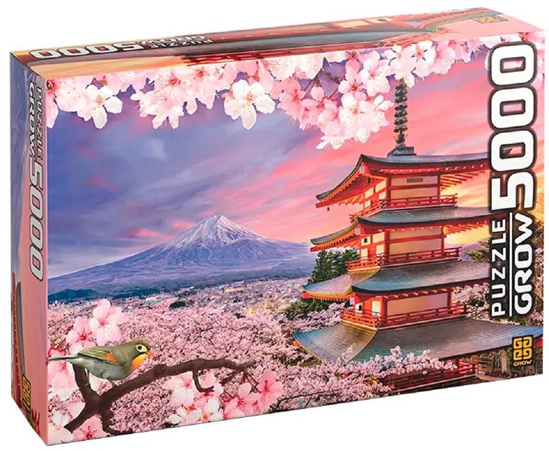 Quebra Cabeça Japão - Monte Fuji - 5000 Peças - Grow - Quebra-Cabeça ...